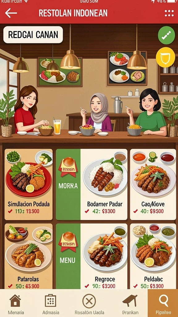 Tampilan antarmuka utama permainan 62VIP.