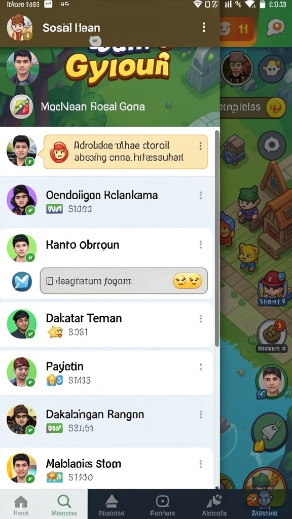 Karakter unik dengan kemampuan yang berbeda.