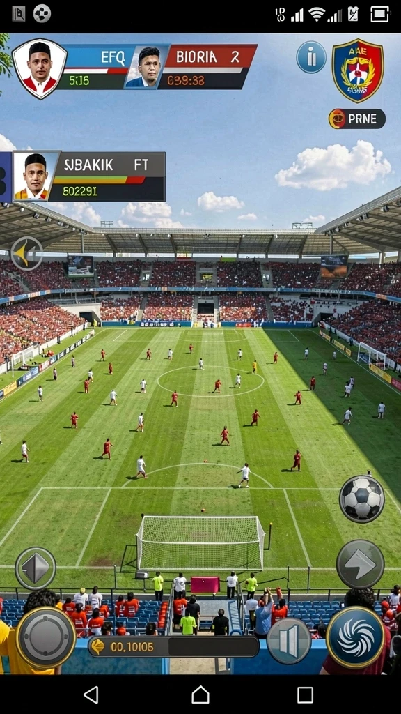 Screenshot menunjukkan tampilan awal level yang menarik.