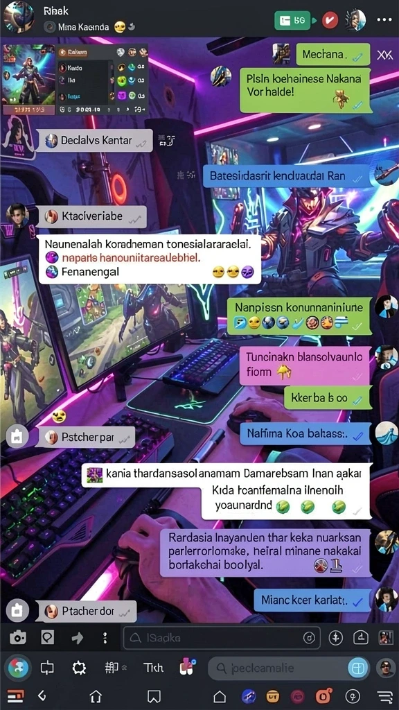Screenshot menampilkan mode multiplayer yang kompetitif.
