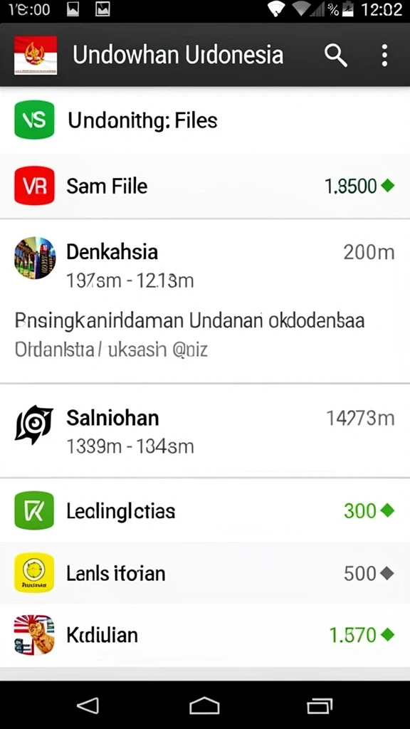 Tampilan antarmuka yang user-friendly.
