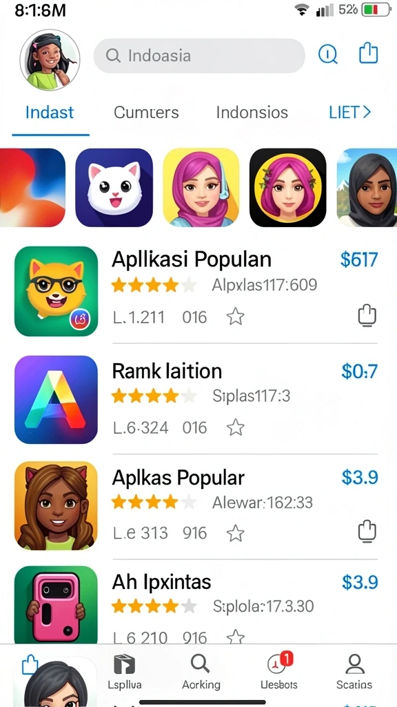 Screenshot menunjukkan leaderboard di mana pemain dapat bersaing.