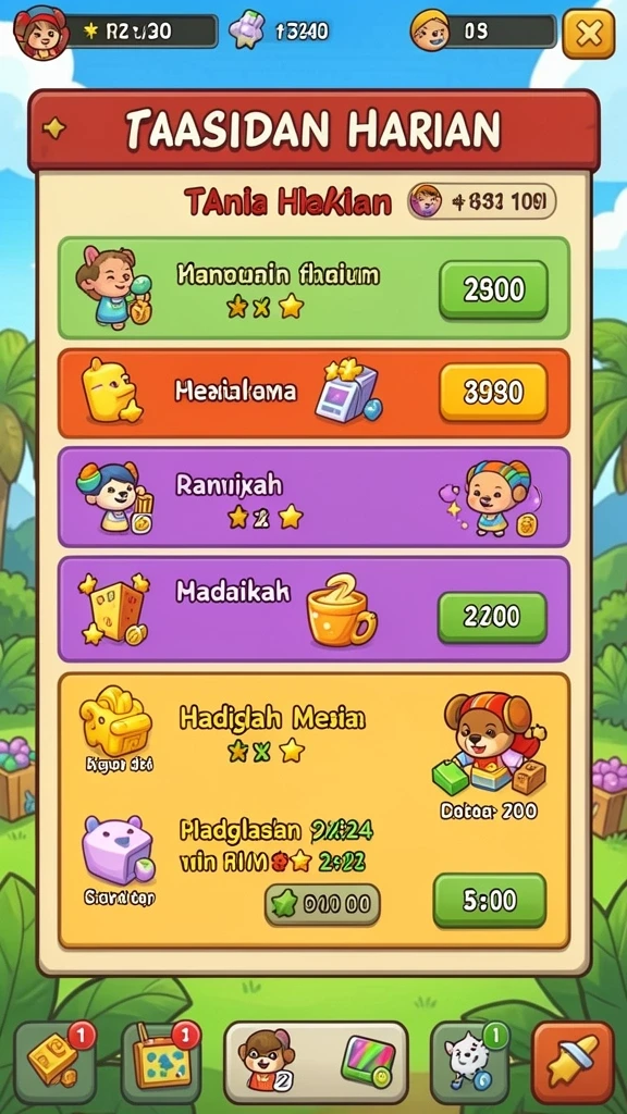 Karakter-karakter unik dengan kemampuan spesial.