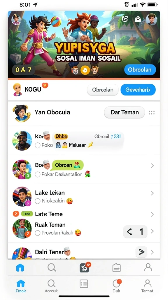Sistem reward yang memikat bagi para pemain.