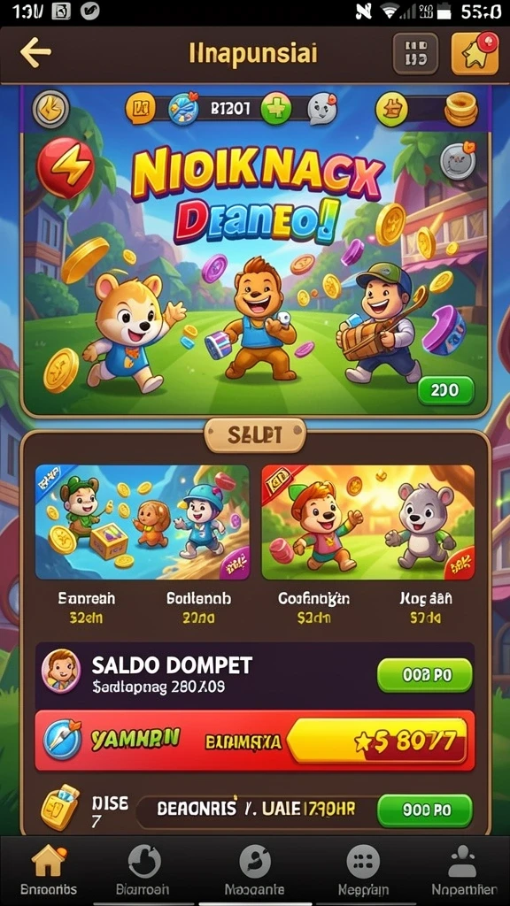 Menampilkan aksi seru dalam gameplay multiplayer.