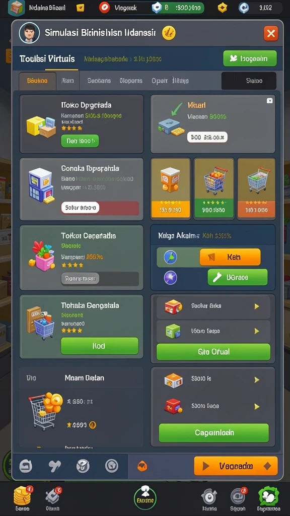 Screenshot saat bermain di level yang menantang.