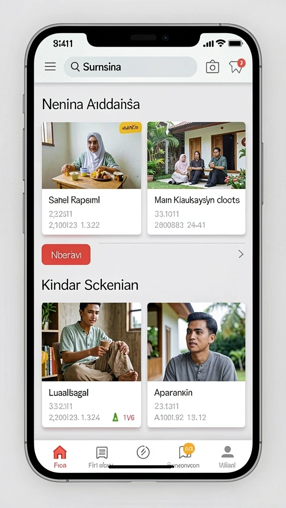 Tangkapan layar proses registrasi yang mudah dan cepat.