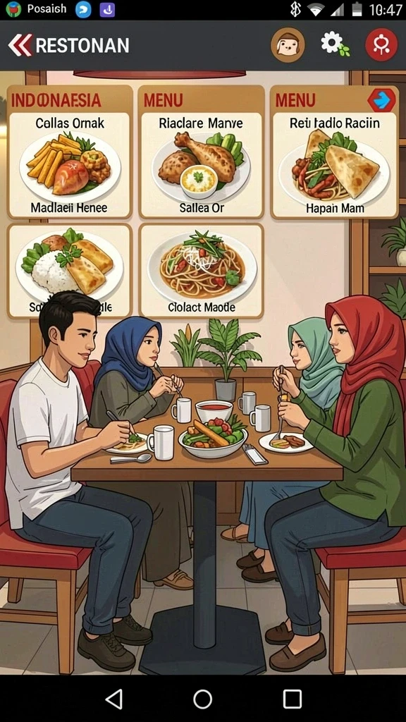 Screenshot memperlihatkan aksi pertempuran yang intens.