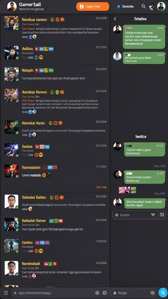 Tampilan antarmuka yang modern dan menarik.