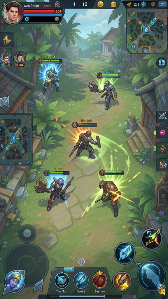 Mode multiplayer yang seru dan kompetitif.