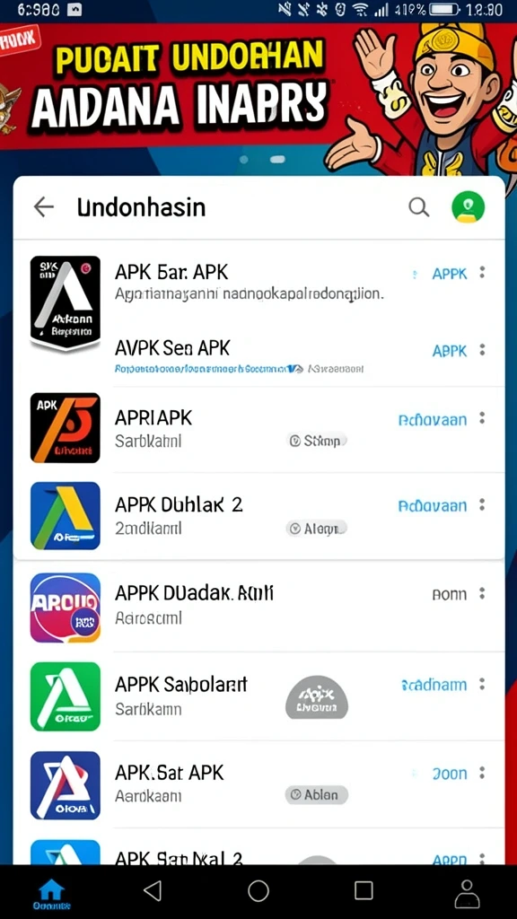Tampilan awal yang menarik dengan desain yang mengesankan.
