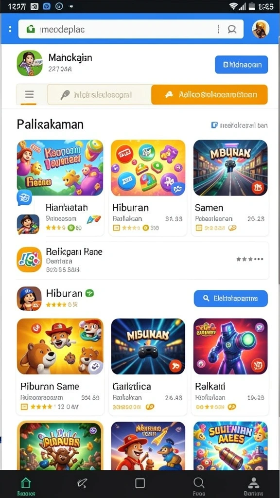 Tampilan utama yang menggambarkan keindahan pulau.