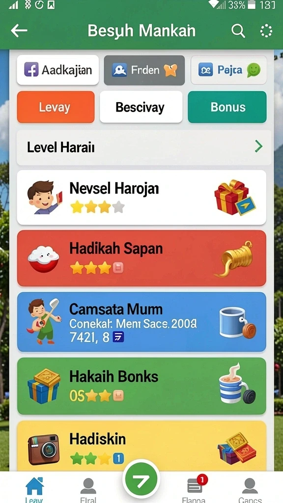 Screenshot menunjukkan mode permainan baru yang penuh tantangan.