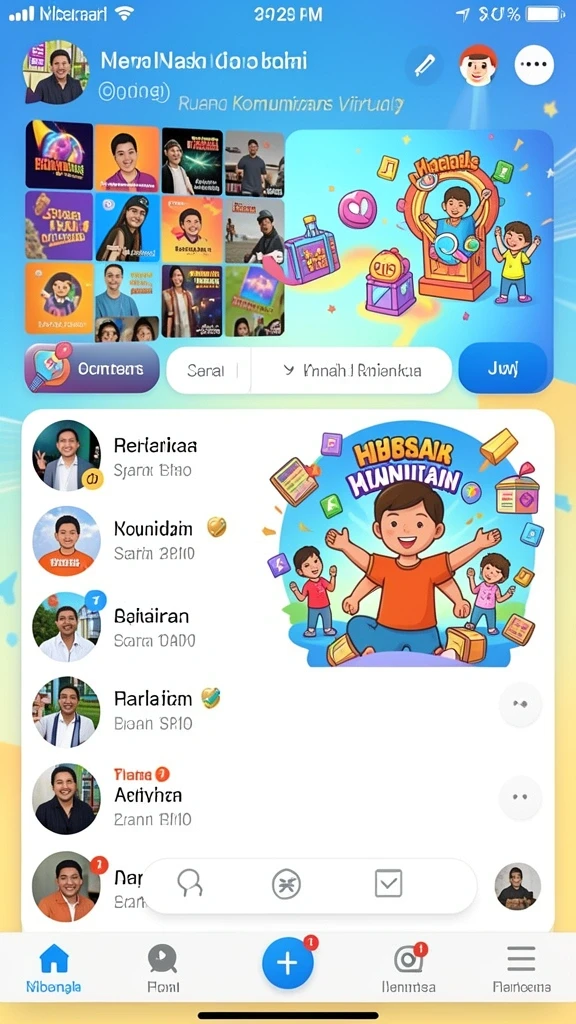 Tampilan antarmuka yang menarik dan mudah dimengerti.