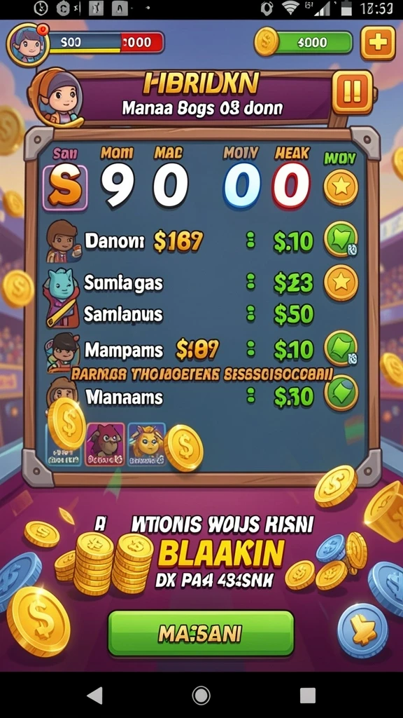 Tantangan menarik di setiap level.