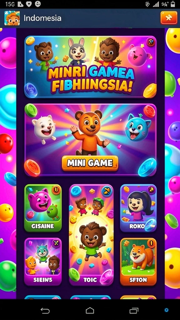 Tampilan awal permainan RUDALTOTO yang menarik.