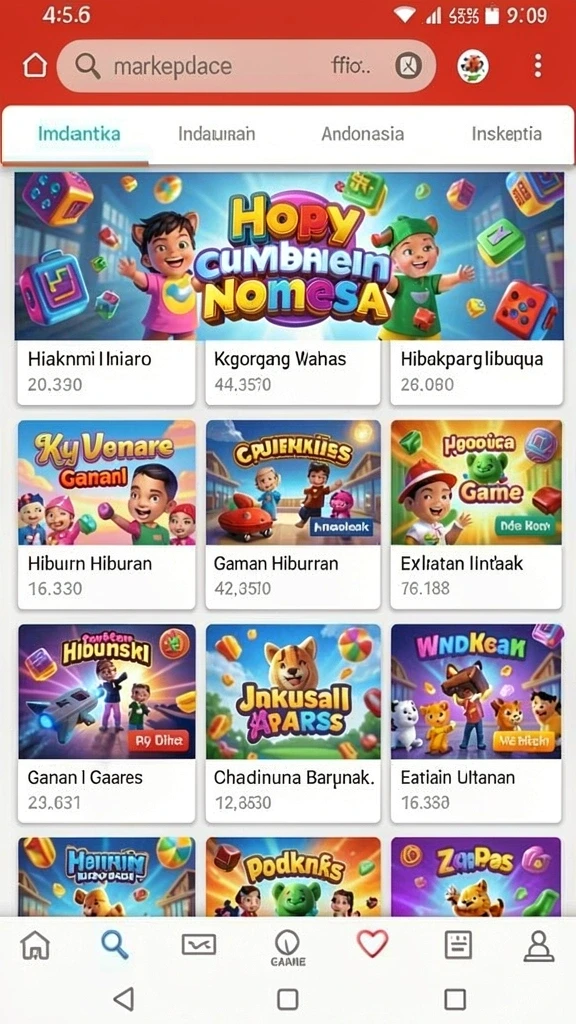Tampilan antarmuka RUPIAHTOTO yang menarik dan mudah digunakan.