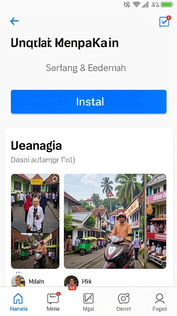 Tampilan antarmuka yang intuitif dan mudah digunakan.