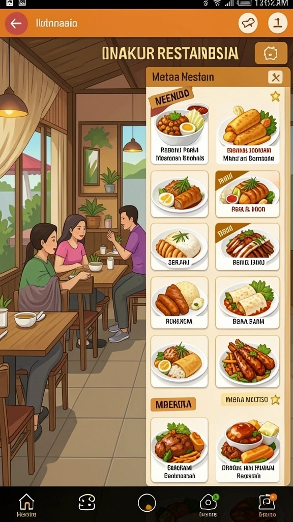 Screenshot saat bermain game multiplayer yang seru.