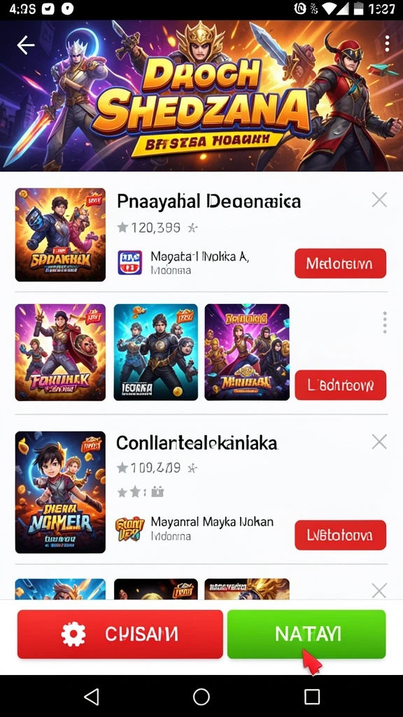 Berbagai mode permainan yang tersedia untuk dinikmati.